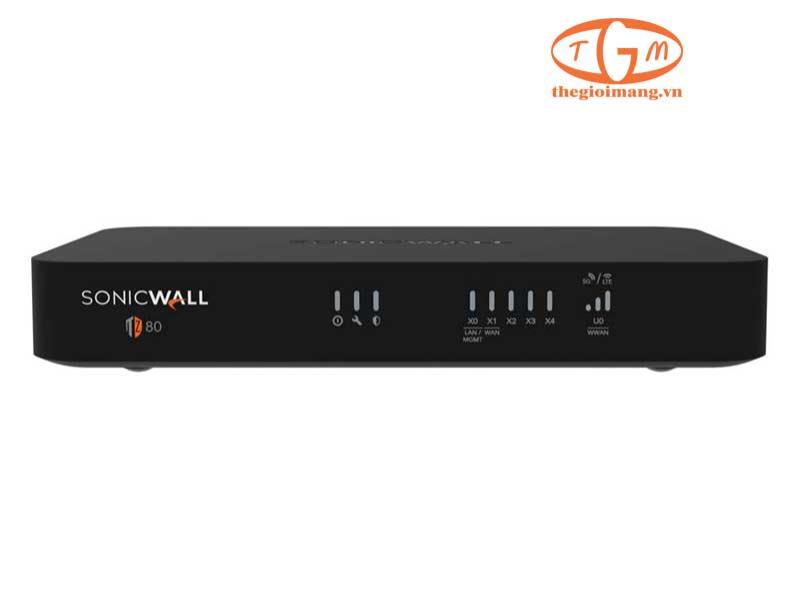 SonicWall TZ80 Total Secure - Advanced Edition 1 Year (03-SSC-2840)