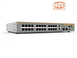 AT-x330-28GTX Allied Telesis L3 Switch 24x10/100/1000T, 2x1/2.5/5/10G, 2xSFP/SFP+ ports