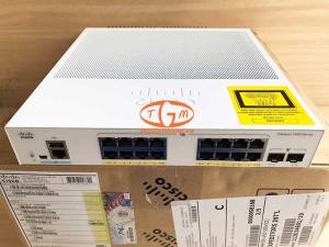 C1000-16FP-2G-L Cisco Catalyst 1000 16 Ports GE PoE+ 240W, 2x1G SFP, 36Gbps