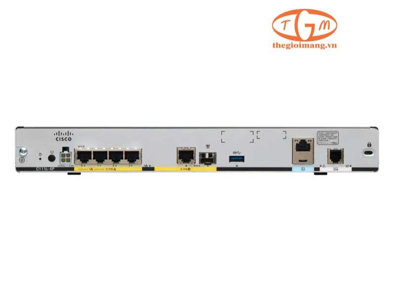 C1116-4P Cisco ISR 1100 4 Ports DSL Annex B/J and GE WAN