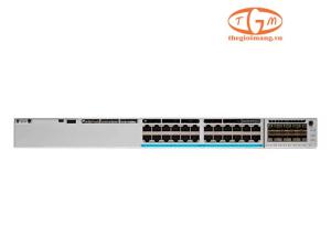 C9300-24UX-E Catalyst 9300 24-port 10G/mGig copper with modular uplink, UPOE, Network Essentials