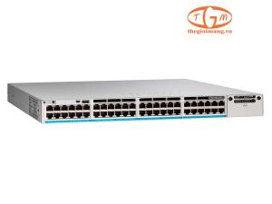 C9300-48UXM-E Catalyst 9300 48-port 2.5G (12 10G/mGig) copper with modular uplinks, UPOE, Network Essentials