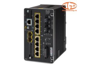 IE-3300-8P2S-A Catalyst IE3300 with 8 GE PoE/PoE+ and 2 GE SFP, Modular, Network Advantage