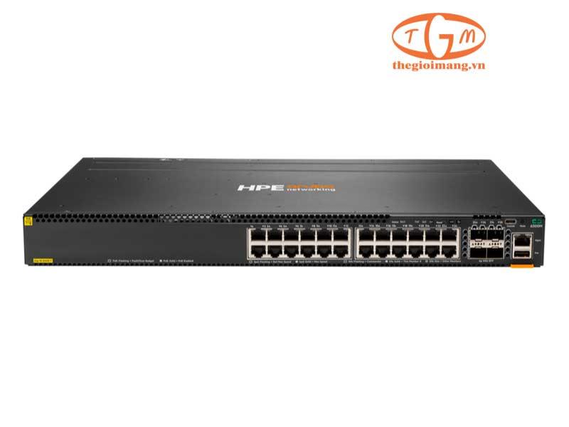 HPE Aruba Networking 6300M 24-port 1GbE Class 4 PoE and 4-port SFP56 Switch (JL662A)