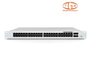 MS130-48X-HW Switch Cisco Meraki, 40x 1G RJ45 , 8x 2.5G RJ45, 4X 10G SFP+ uplink, Cloud Managed