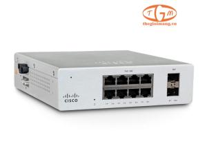 MS130R-8P Switch Cisco Meraki, 8 Ports 1GE POE, 2 Ports 1GE SFP uplink, Cloud Managed