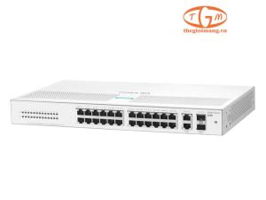 R8R50A HPE Networking Instant On 1430 Switch 26p Gigabit 2p SFP