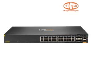S0M82A HPE Aruba CX 6200F 24-Port PoE Gigabit + 4 SFP 370W Switch