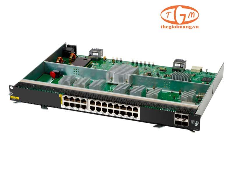 HPE Aruba Networking CX 6400 24p Smart Rate 1G/2.5G/5G/10G Class8 PoE and 4p SFP56 v2 Module (S1T83A)