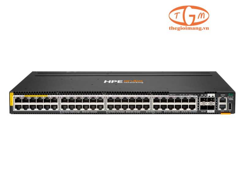 HPE Aruba Networking 6300L 48p Smart Rate 1G/2.5G/5G Class8 PoE 2p 50G and 2p 25G L2 Switch (S3L76A)
