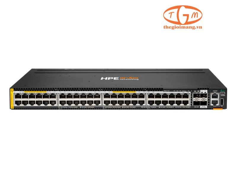 HPE Aruba Networking 6300L 48p Smart Rate 1G/2.5G/5G Class8/6 PoE 2p 50G and 2p 10G LRM L2 (S3L77A)