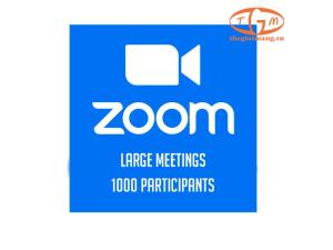 Phần mềm họp trực tuyến Zoom Large Meeting 1 tháng
