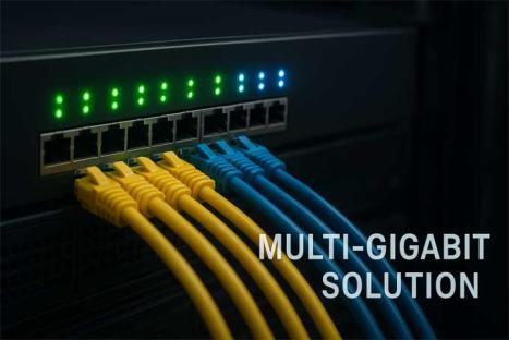 Giải Pháp Mạng Multi-Gigabit: Mở Khóa Tốc Độ Tối Đa Cho Doanh Nghiệp Của Bạn