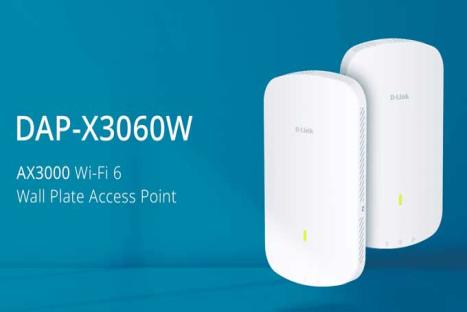 D-Link Ra Mắt Bộ Truy Cập Gắn Tường DAP-X3060W AX3000 Wi-Fi 6